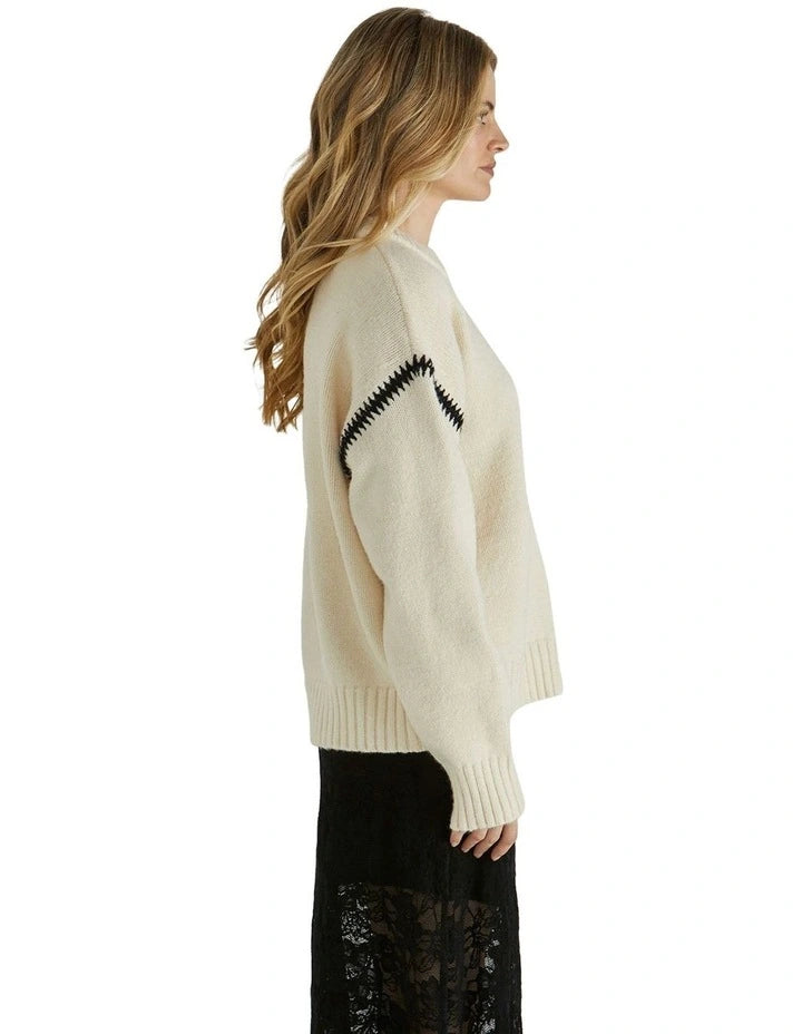 SASS CLOTHING - Sasha Knit in Cream