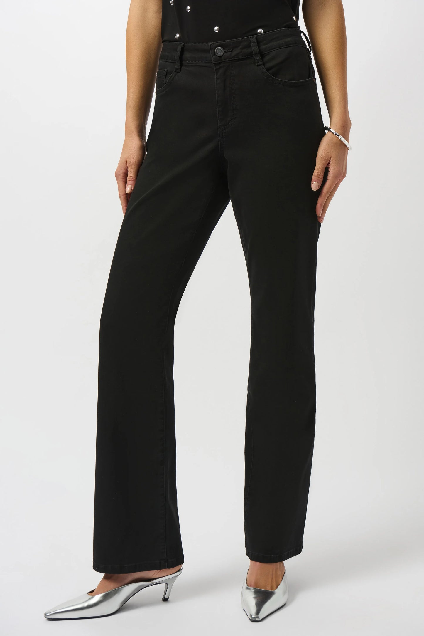 JOSEPH RIBKOFF - Brooke Classic Bootcut Strech Jean (Black)