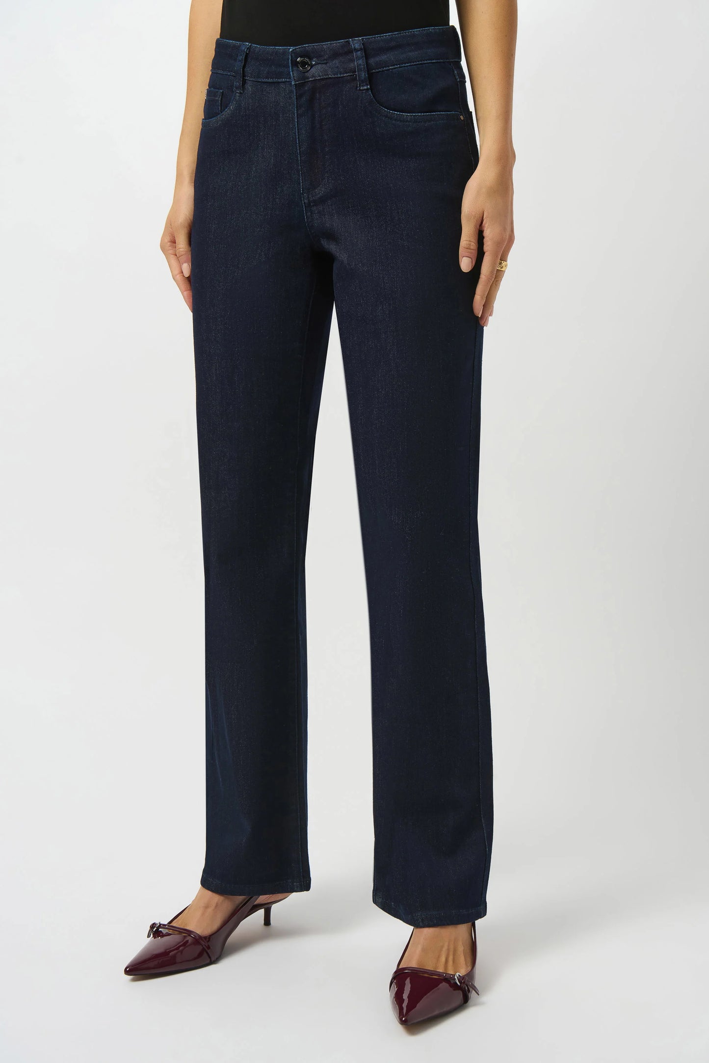 JOSEPH RIBKOFF - Brooke Classic Bootcut Stretch Jean (Dark Blue)