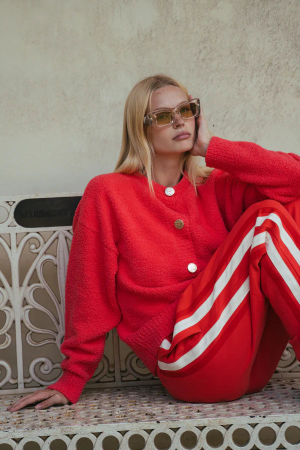 ARAMINTA JAMES - Aime Cardigan Coral