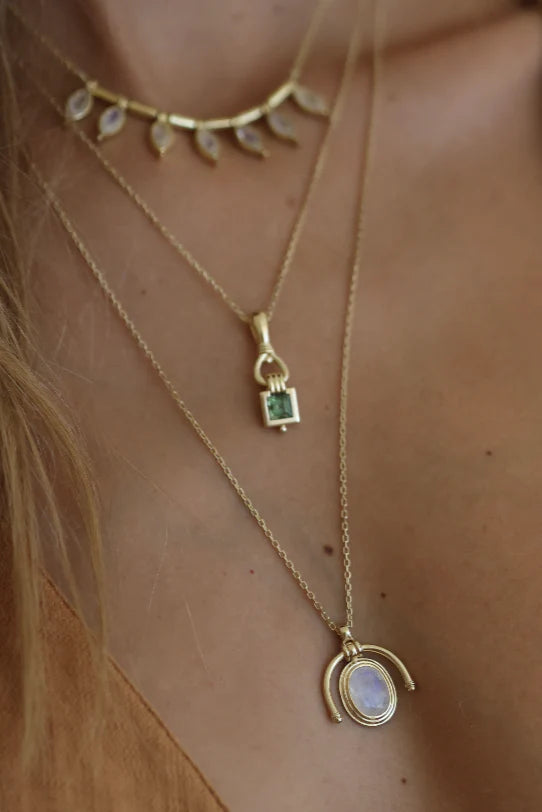 TONIMAY - Freya Apatite Gold Necklace