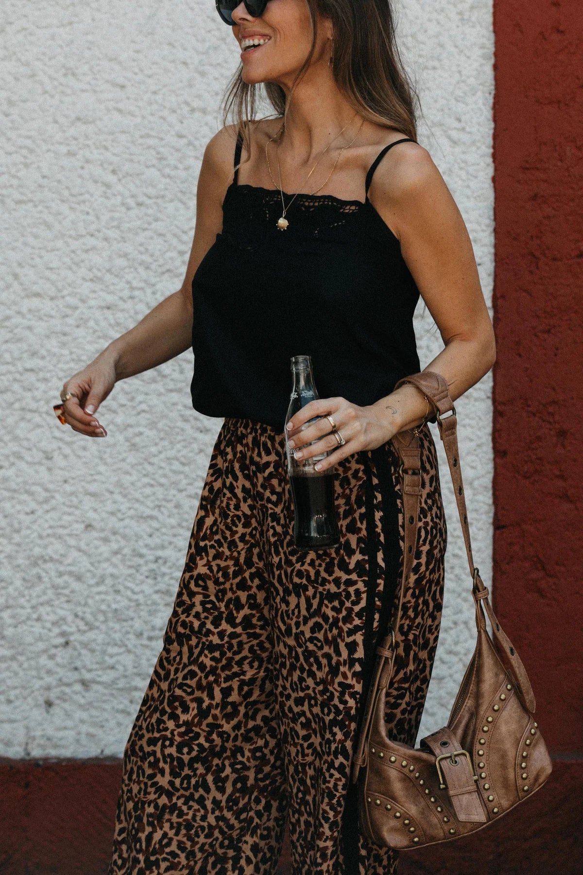 Pre-order instore next week *** ZAZIBA STUDIO - Jaya Linen Pant Vogue Animal Print