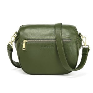 HI HO + CO - Obsessed Army Gold Bag/Leather strap