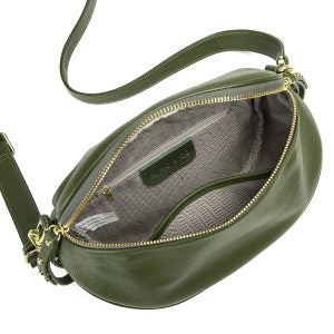 HI HO + CO - Obsessed Army Gold Bag/Leather strap