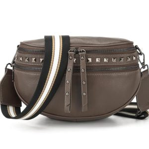 HI HO + CO - Obsessed Stud Mud/Gunmetal Bag