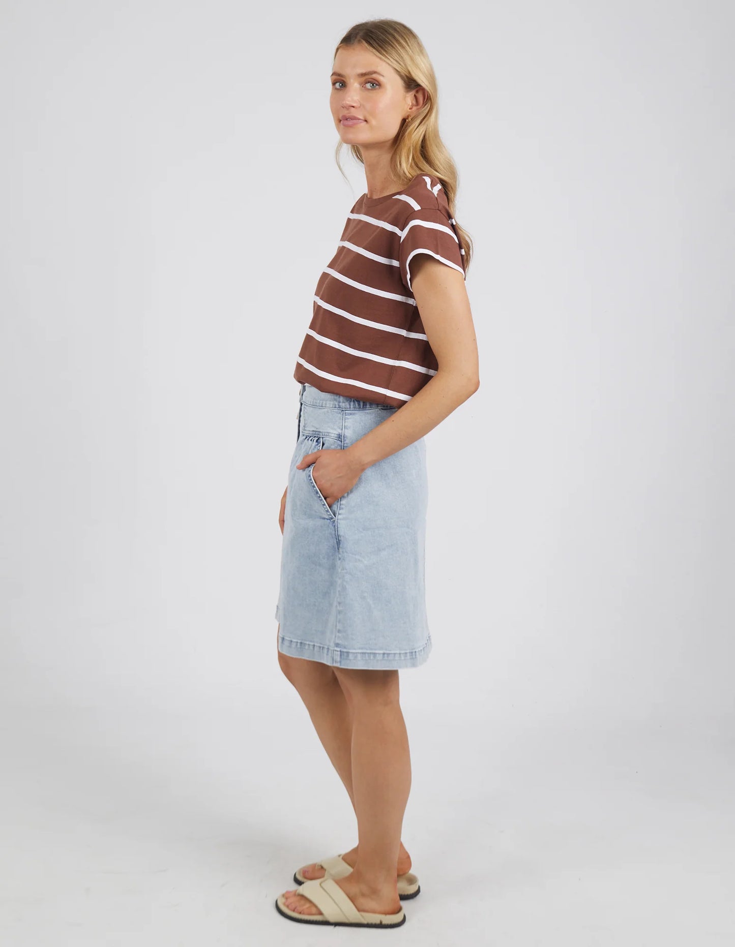 FOXWOOD - Amanda Skirt Vintage Blue