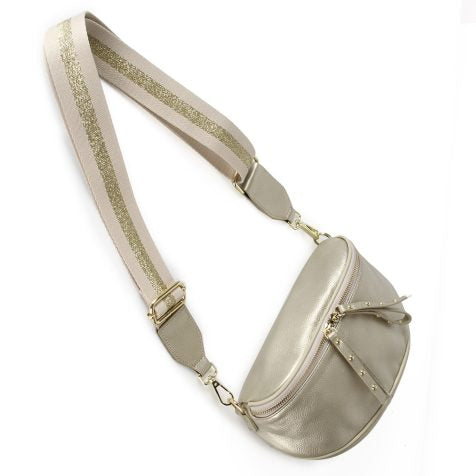 HI HO + CO - Obsessed Gold/Gold Crossbody Bag