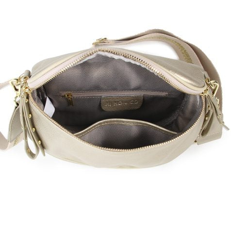 HI HO + CO - Obsessed Gold/Gold Crossbody Bag