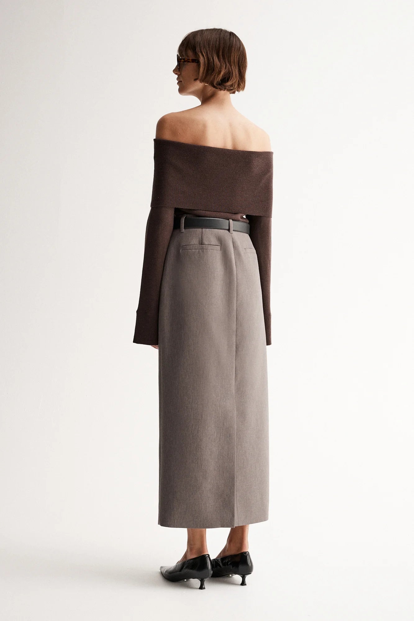 ELKA COLLECTIVE - Alexa Knit Top Chocolate