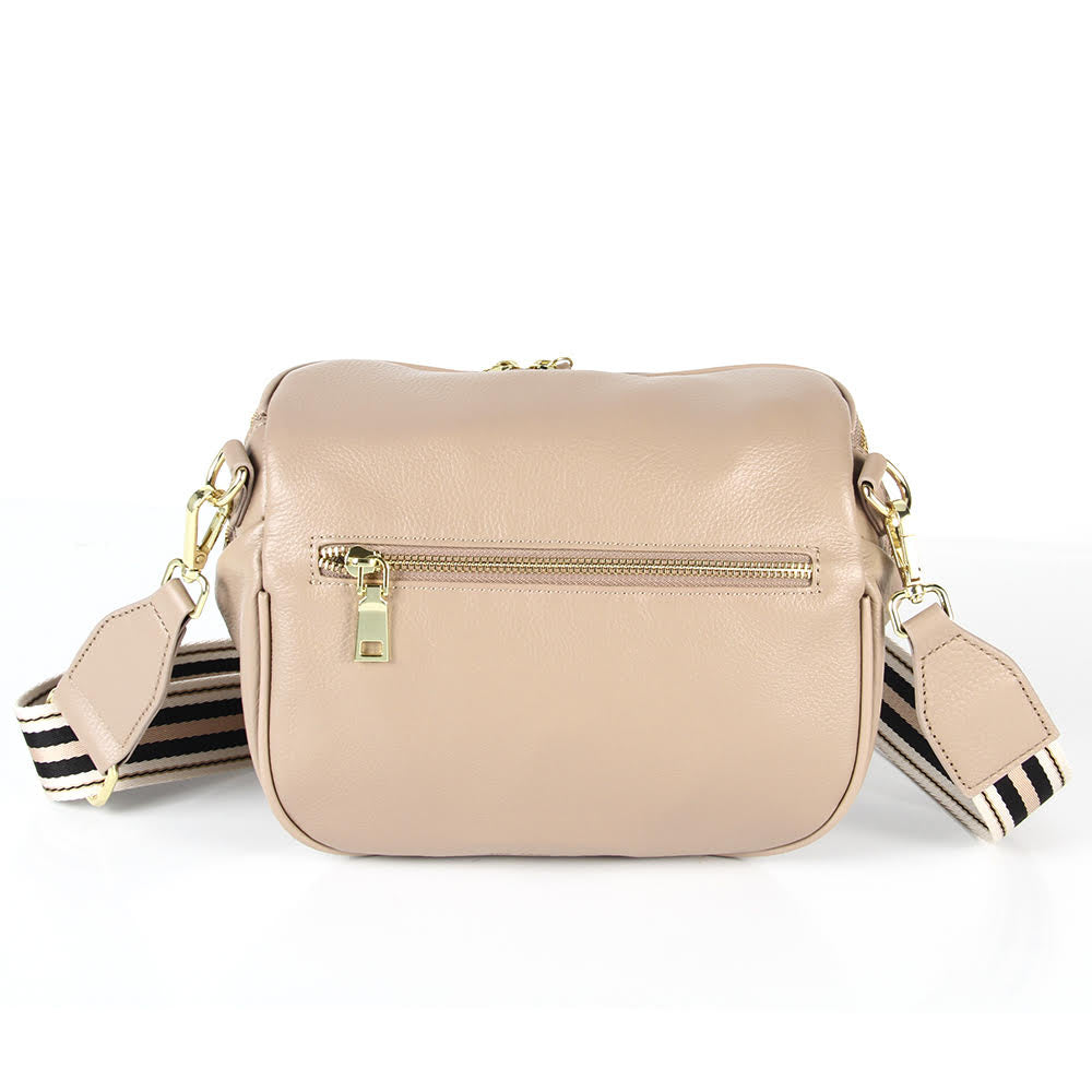 HI HO + CO - Voyager Toffee/Gold Crossbody Bag