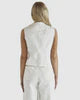 SASS CLOTHING - Marza Denim Vest (Bone)