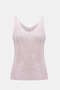 JOSEPH RIBKOFF - Metallic Knitted Camisole with Rhinestones (petal pink)
