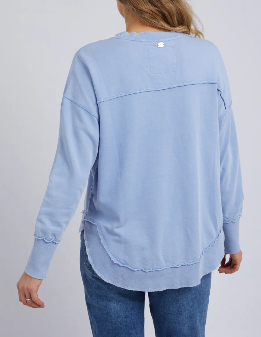 FOXWOOD - Washed Simplified Crew (Light Blue)