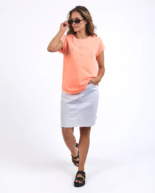 FOXWOOD - Effortless Tee (Neon Peach)