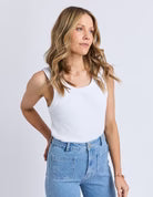 FOXWOOD - Iris Tank White