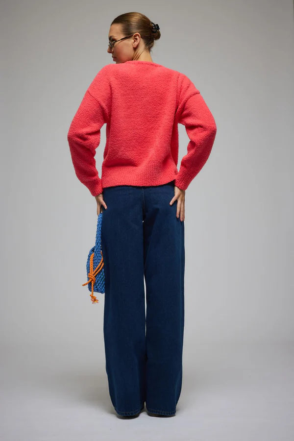 ARAMINTA JAMES - Aime Cardigan Coral