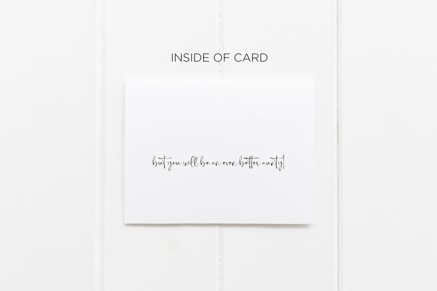 Pregnancy Announcement Card for Friend Promoted to Aunty