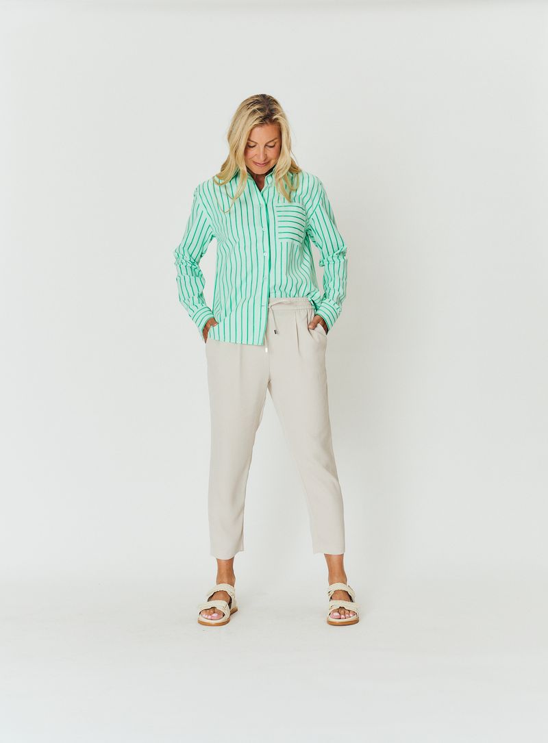 WE ARE THE OTHERS - Chloe Shirt (Green stripe)