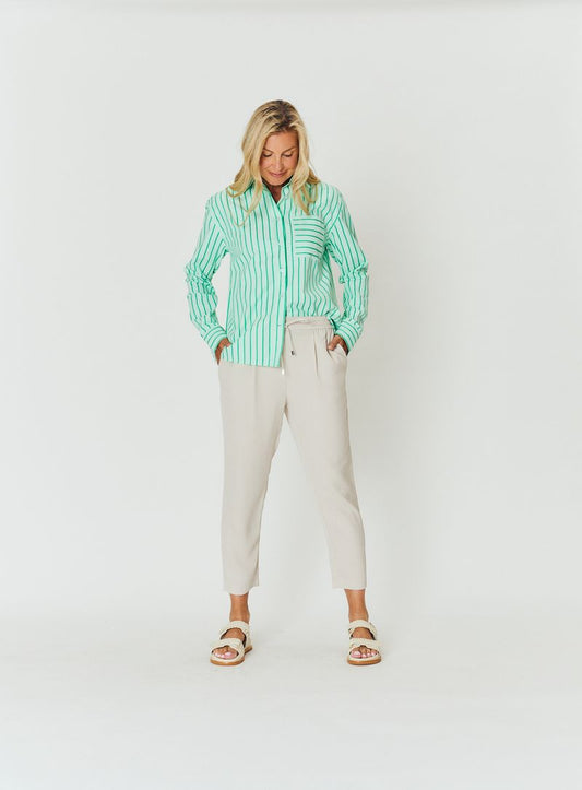 WE ARE THE OTHERS - Chloe Shirt (Green stripe)