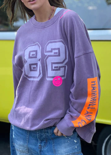 HAMMILL & CO - Long Vintage Sweat Washed Mauve
