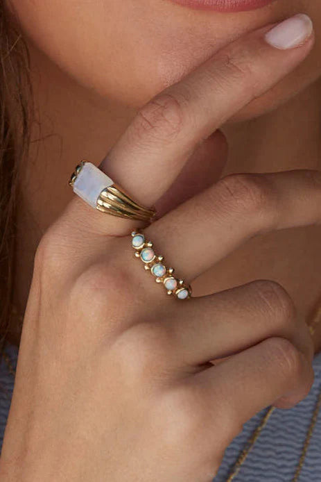 TONIMAY - Opal Gold Band