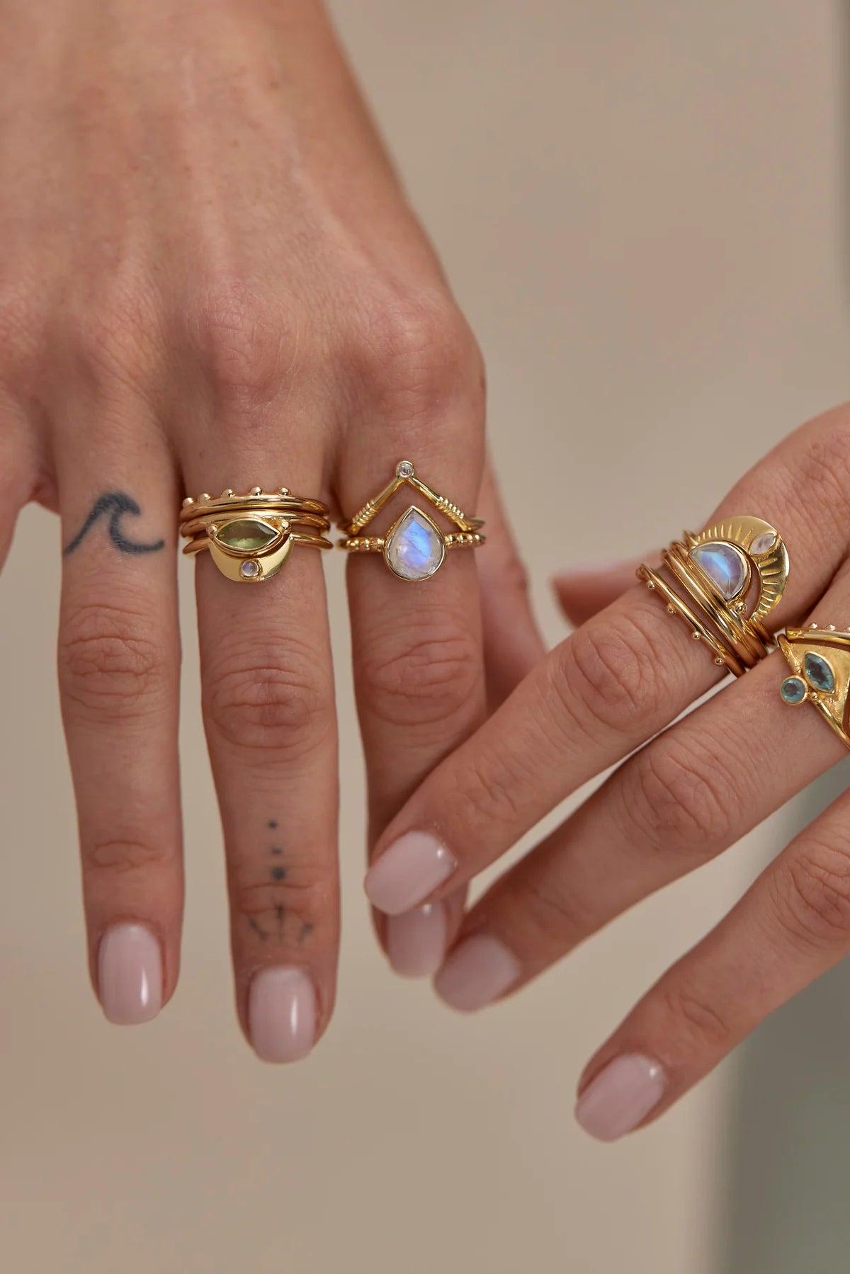 TONIMAY - Nyra Marquise Apatite Gold Stacker