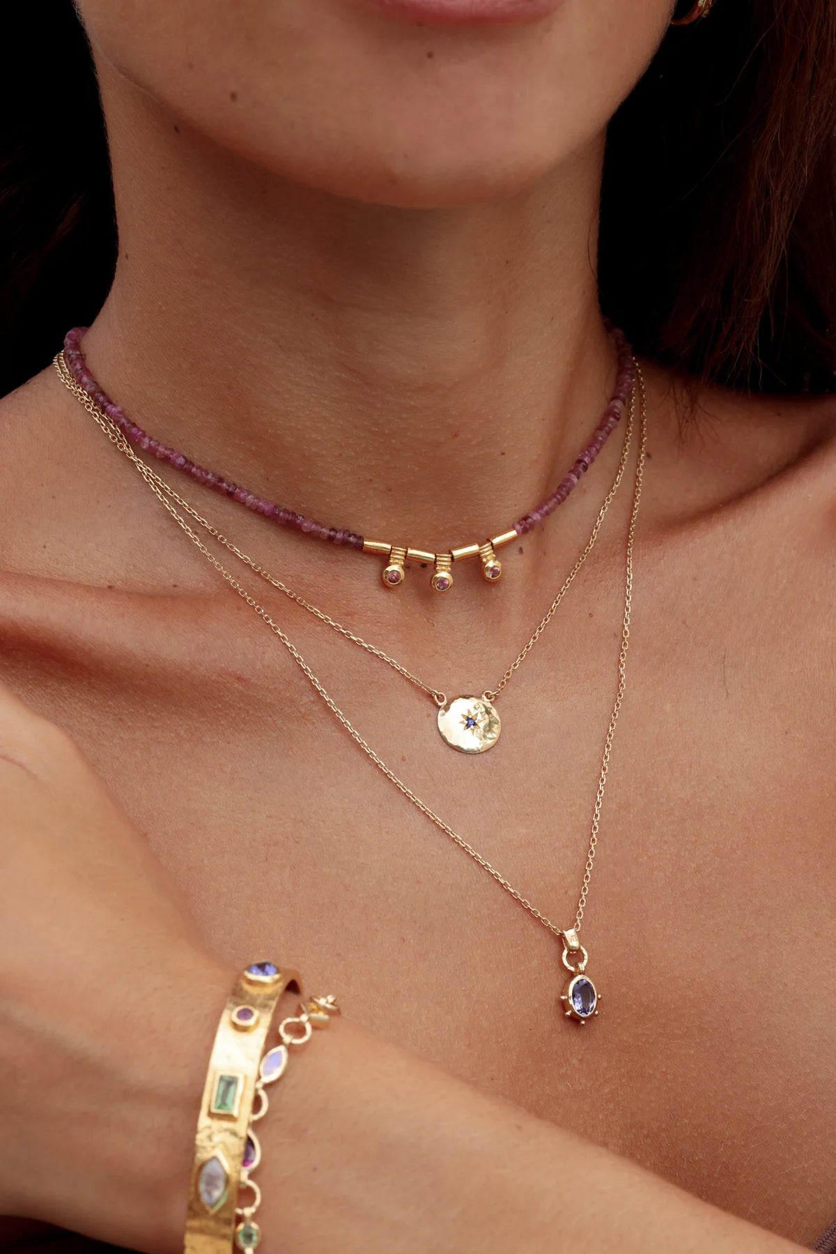 TONIMAY - Gia Moonstone Gold Necklace