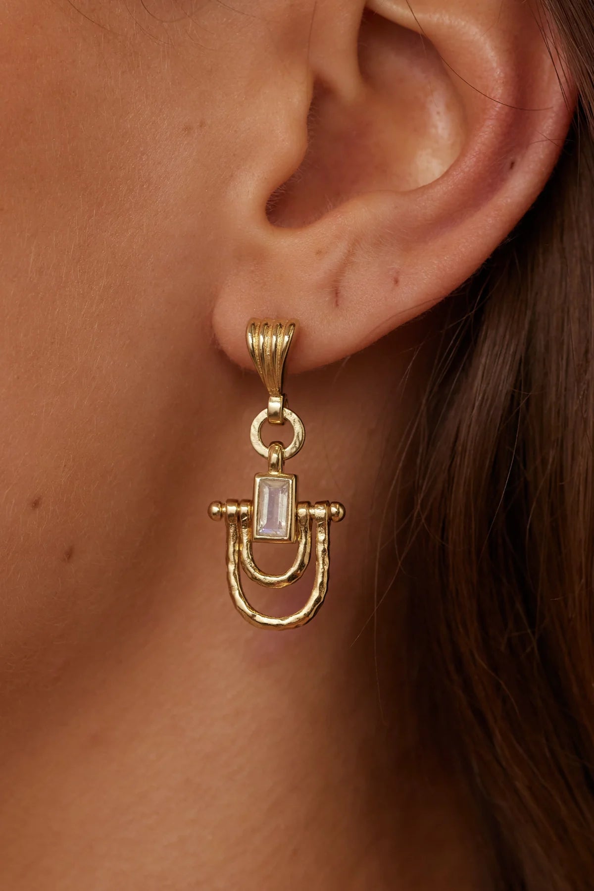 TONIMAY - Allegra Moonstone Gold Earrings