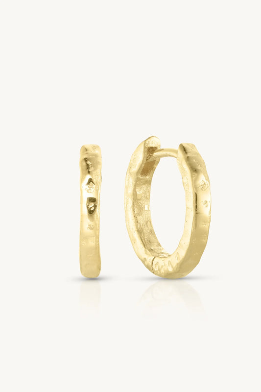 TONIMAY - Textured Gold Huggies (Medium)
