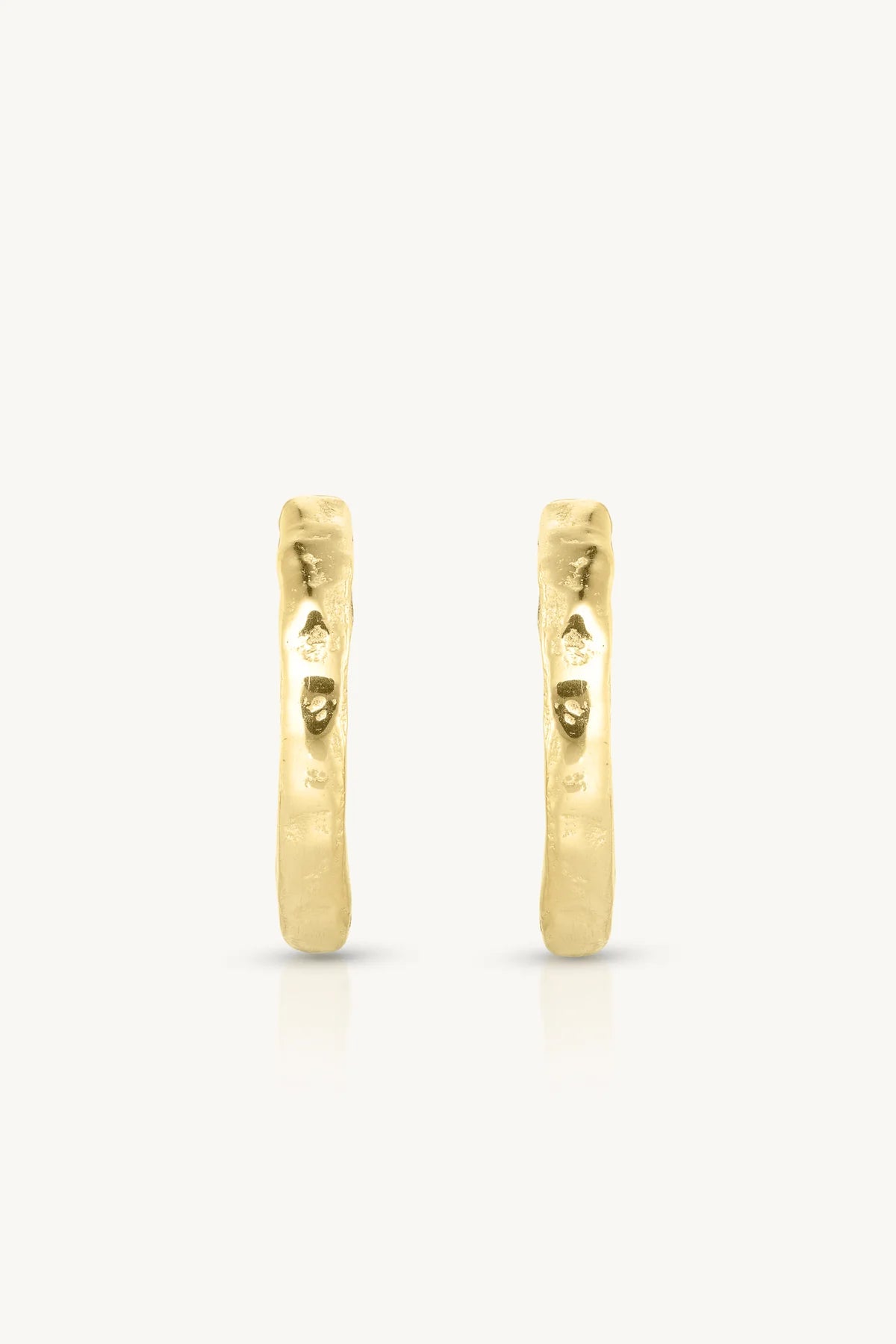 TONIMAY - Textured Gold Huggies (Medium)