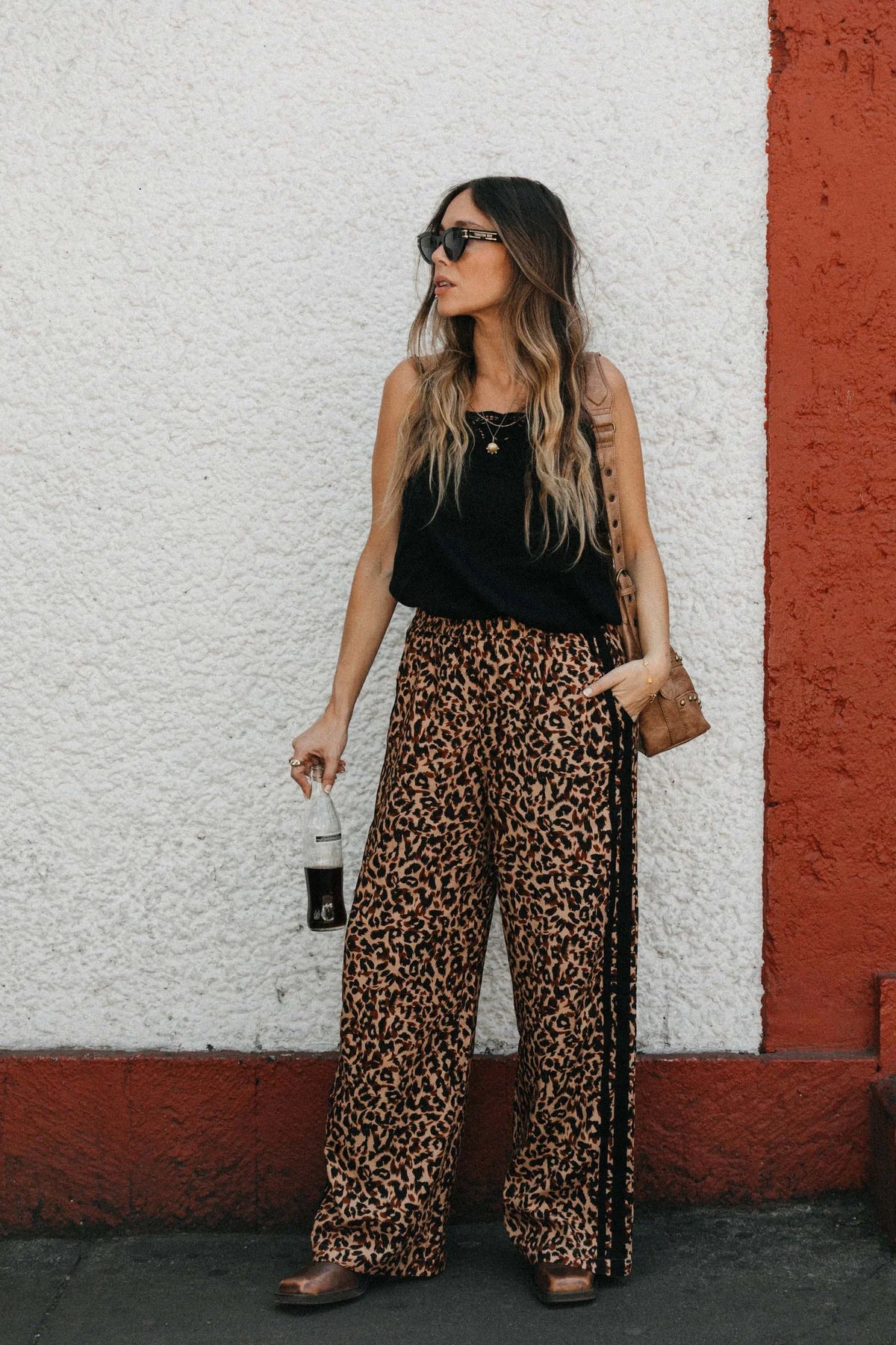Pre-order instore next week *** ZAZIBA STUDIO - Jaya Linen Pant Vogue Animal Print