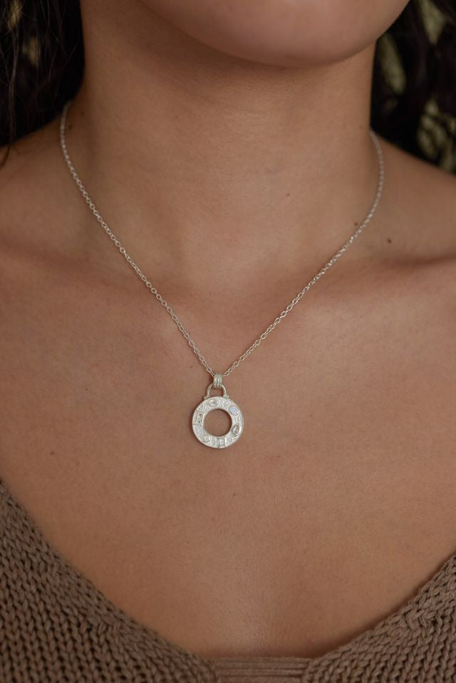 TONIMAY - Cleo Moonstone Necklace (Silver)