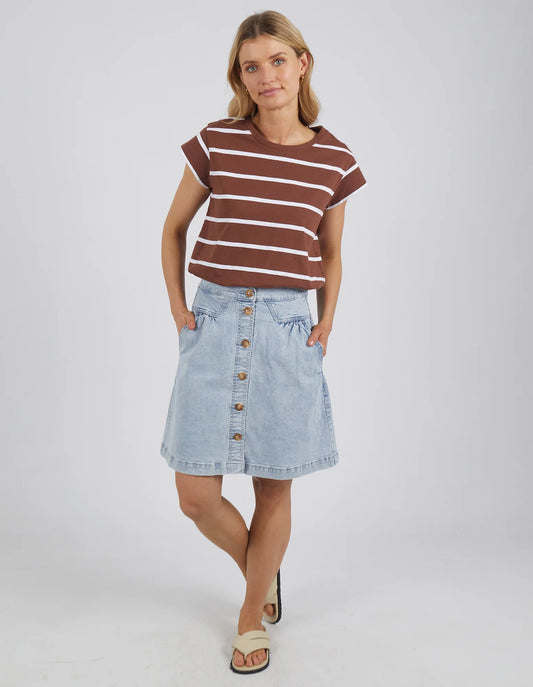 FOXWOOD - Amanda Skirt Vintage Blue