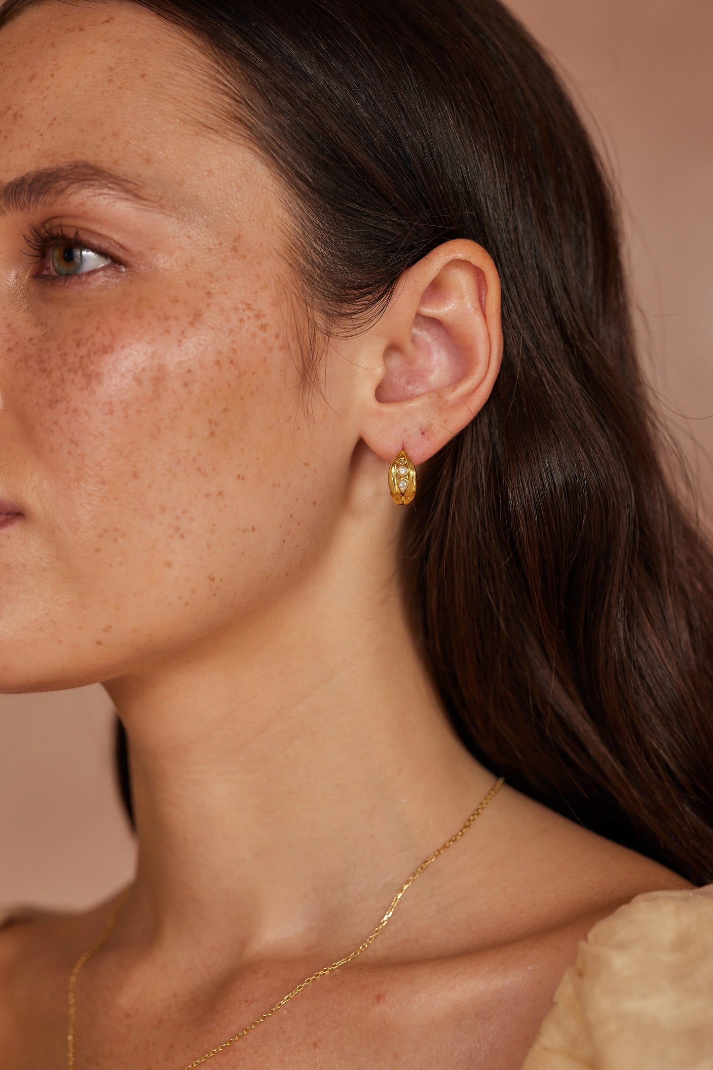 ToniMay- Dahlia Gold Hoops