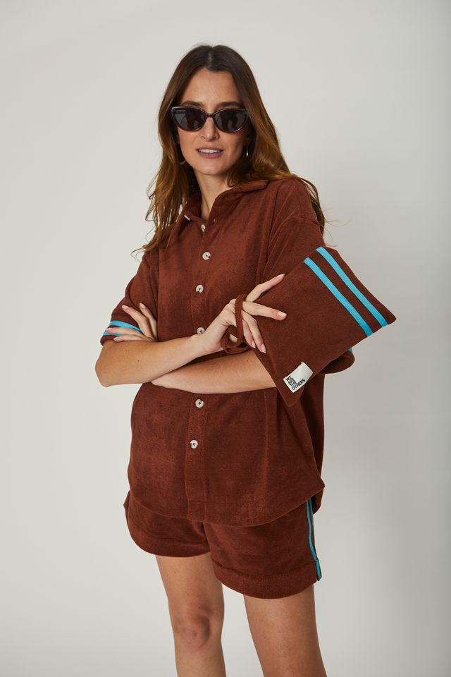 WE ARE THE OTHERS - Demi Towelling Shorts (Brown)