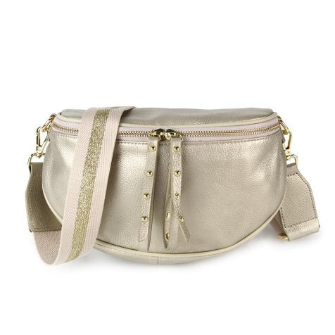 HI HO + CO - Obsessed Gold/Gold Crossbody Bag