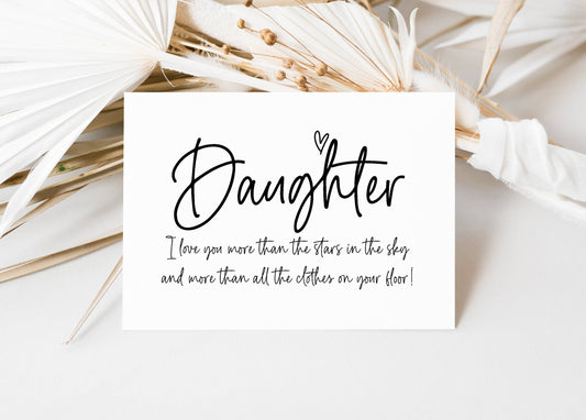 Funny Birthday Card for Daughter from Parents