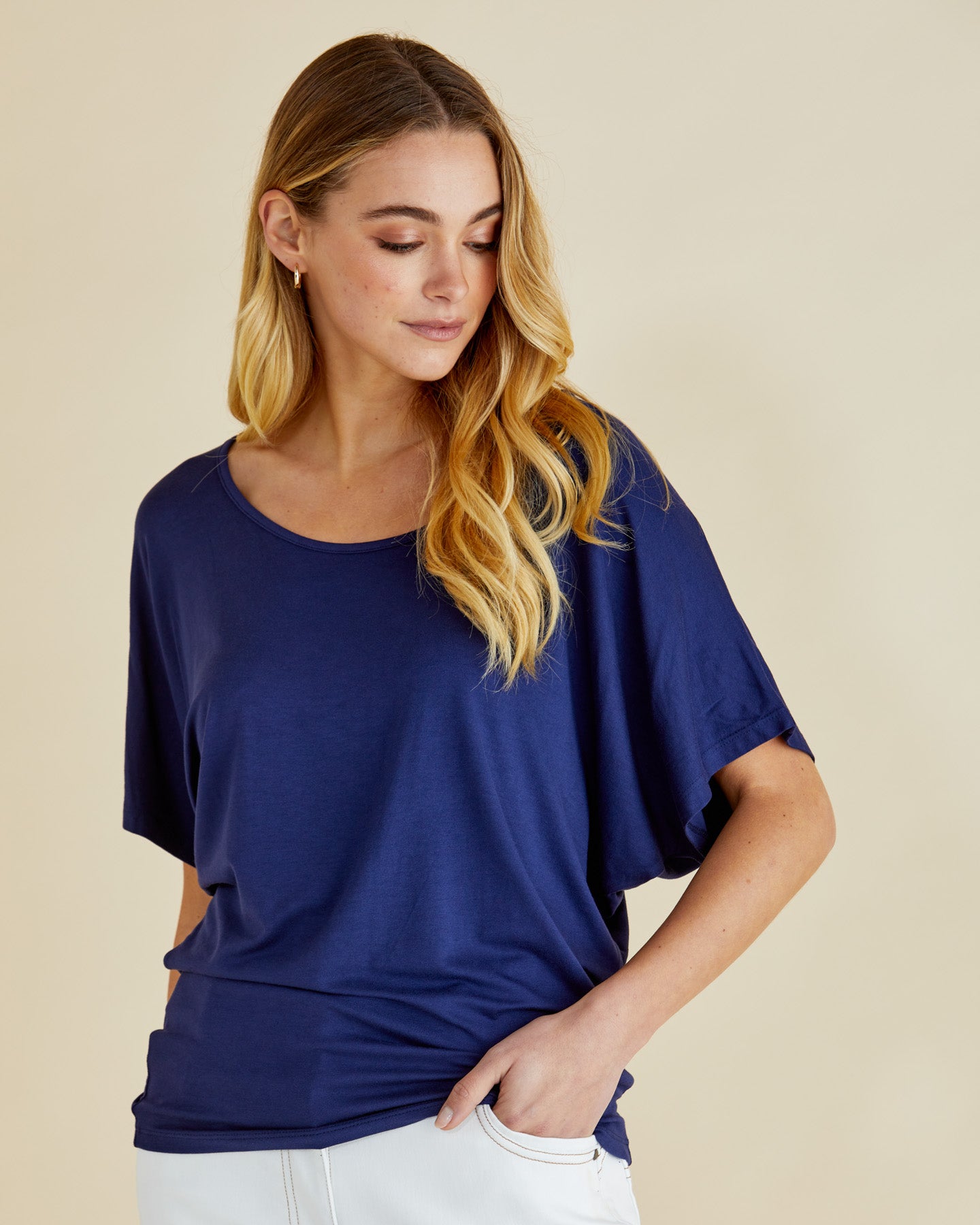 BETTY BASICS - Maui Tee Navy