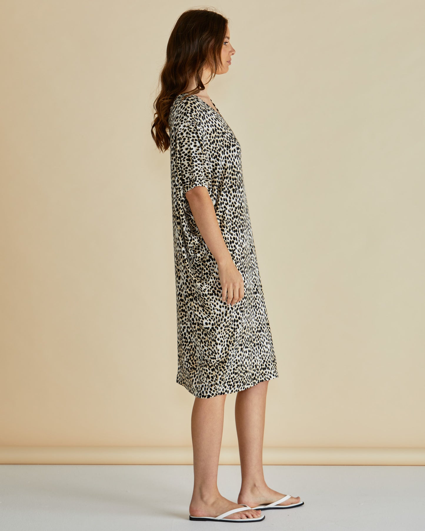 BETTY BASICS - Maui Dress Cheetah