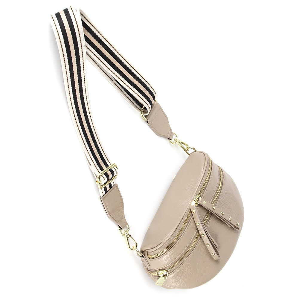 HI HO + CO - Voyager Toffee/Gold Crossbody Bag