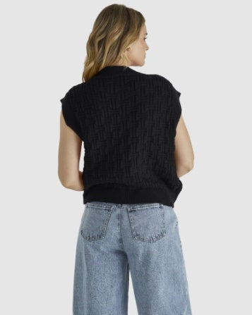 SASS CLOTHING - Zadie Vest Black